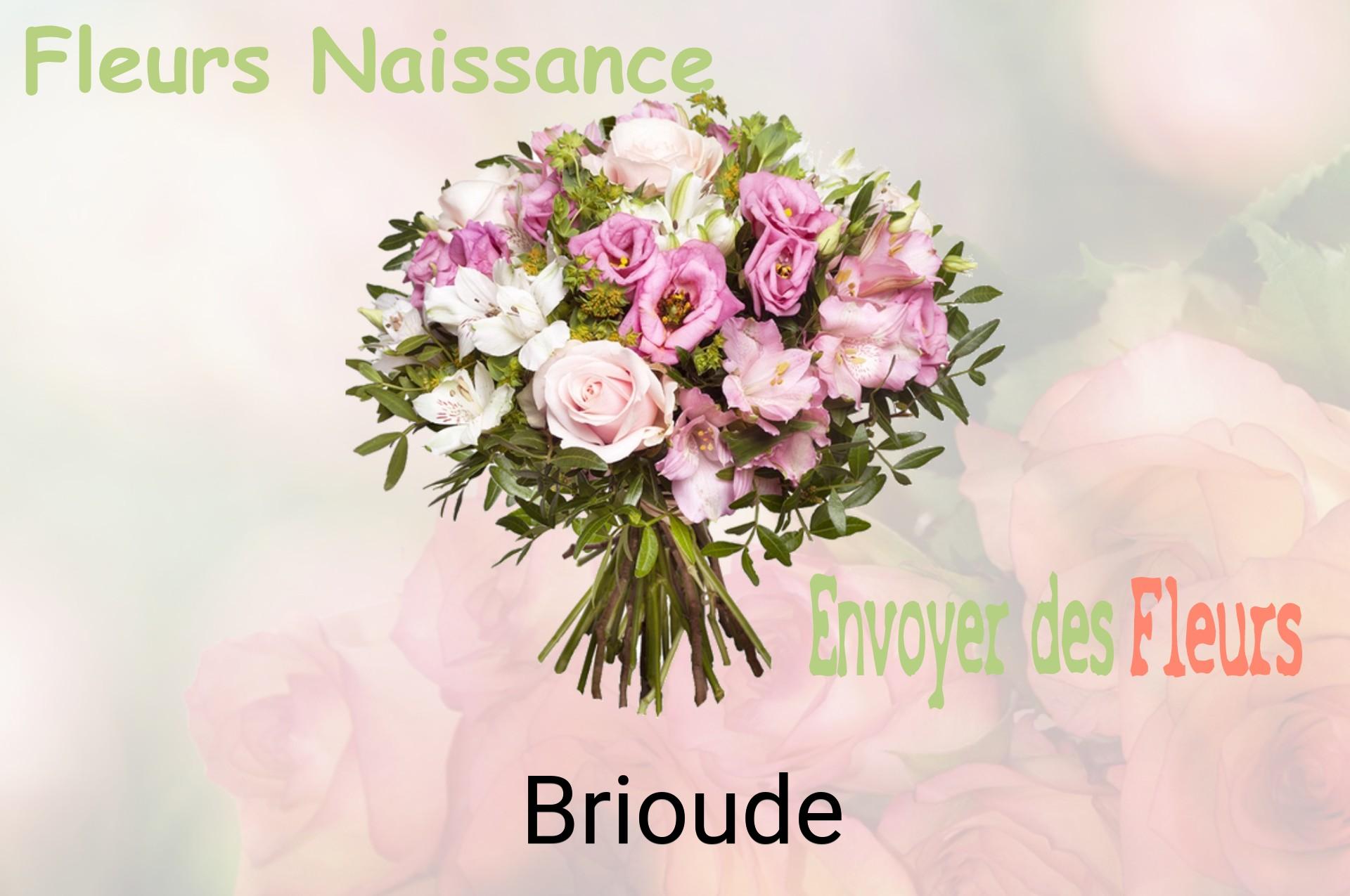 Bouquet de fleurs de naissance livré à Brioude